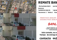 Casa en Remate Bancario en Rio Suchiate 246 B LasVegas Boca del Rio Veracruz JLC