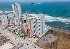 Departamento en venta, vista al mar, 3 habitaciones, climatizado en Boca del Río