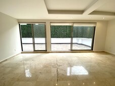 hermoso pent house con terraza privada en renta polanco