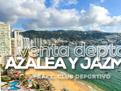 Departamento En Venta, Azalea Y Jazmin, Acapulco, Gro.