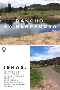 Rancho En Venta Dolores Hidalgo Sobre Carretera