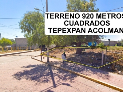 Terreno En Venta 920 M2 En Acolman Tepexpan Edomex Col. Granjas Familiares Estado De México