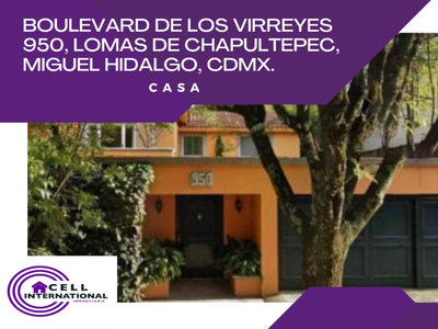 Venta De Casa En Boulevard De Los Virreyes, Lomas De Chapultepec, Miguel Hidalgo, Cdmx