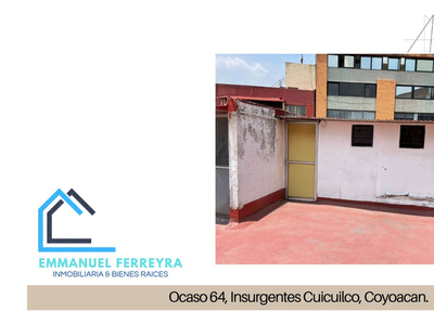 Departamento En Insurgentes Cuicuilco, Coyoacan, Cdmx