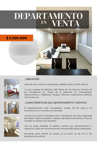 Departamento En Venta, Calle De Niza, Juarez