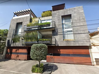 Moderno Y Conservado Departamento A La Venta En La Colonia Portales, Remate Bancario