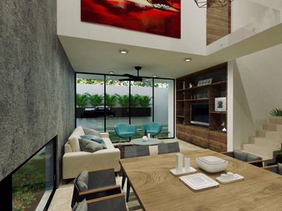 Preventa Casa 3r Elegante En El Residencial Aqua, Cancun