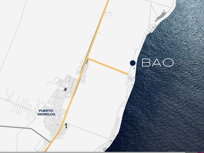 Bao Puerto Morelos- departamento 3 rec con vista al mar
