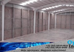 nueva oportunidad de bodega industrial en renta en naucalpan