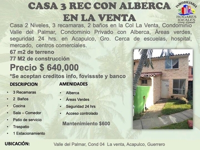 Casas en venta - 67m2 - 3 recámaras - Paso Limonero - $640,000