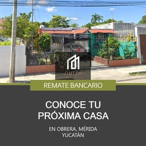 Doomos. Casa en Venta en Calle 92, Obrera, Mérida, Yucatán