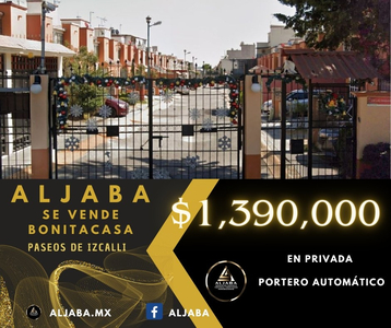 Casa En Venta En Paseos De Izcalli En Cuautitlan Izcalli