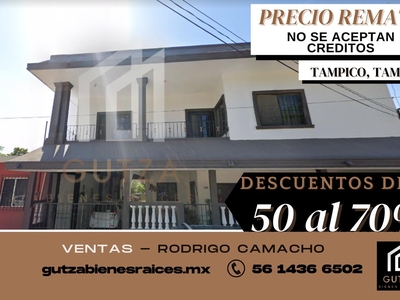 Doomos. Gran Remate, Casa en Venta, ADJUDICADA, Tampico, Tamaulipas - RCV