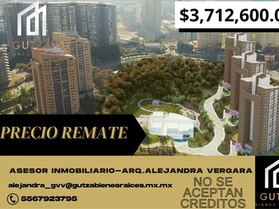 Doomos. Vendo Departamento en Huixquilucan El Pedregal Zona residencial precio Remáte AVV