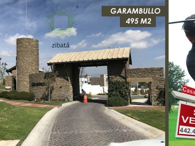 Se Vende Terreno en Garambullo Zibata, de 495 m2, en el mejor Fracc. de Zibatá