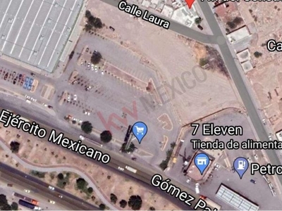 Terreno Comercial en Venta, a metros del Periférico en Gómez Palacio, Durango