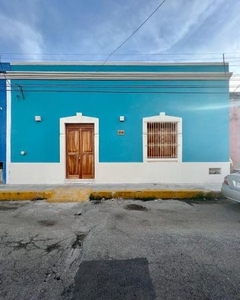 “CASA AZUL” restaurada, ubicada en la Zona Paseo de Montejo, Mérida, Y
