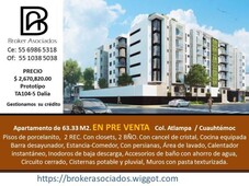 da 63.33 m2 ta104 - apartamento en venta