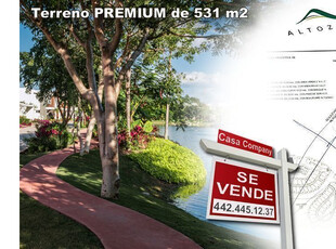 Se Vende Terreno En Altozano De 531 M2 - Premium !! Único !!