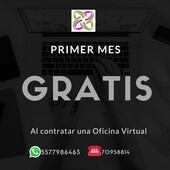 OFICINAS VIRTUALES PRIMER MES TOTALMENTE GRATIS