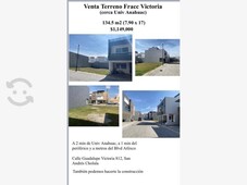 terreno en venta en san bernardino tlaxcalancingo