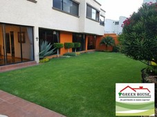 VENTA HERMOSA CASA CON JARDIN EN PEDREGAL DE SAN FRANCISCO COYOACAN