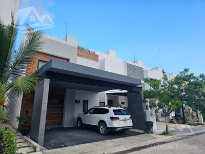 Casa En Venta En Aqua Cancun Abt6958