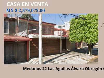 Casa En Venta En Las Aguilas Alvaro Obregon Cdmx I Vj-za-041