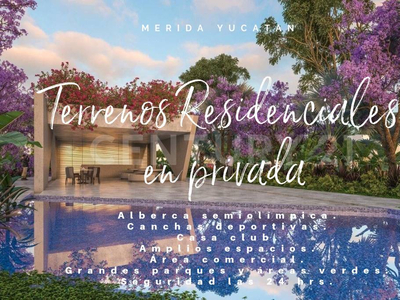 Terrenos Residenciales Listos Para Construir En Privada Al Norte De Mérida.