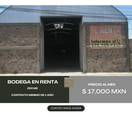 Bodega Comercial En Renta En Calle 6 Poniente, San Antonio, Puebla