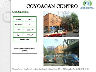 Local en Renta en del carmen Coyoacán, Distrito Federal