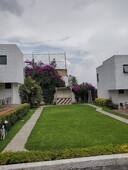venta casa en condominio con terraza y jardín en av. toluca metros cúbicos