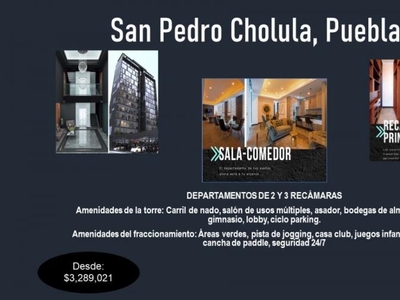 Departamento en Venta en Cholula de Rivadabia, Puebla