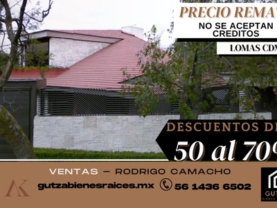 Doomos. Remate Casa en Venta, Lomas de Chapultepec, Miguel Hidalgo, CDMX - RCV