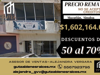 Doomos. Vendo casa en Mazatlán Sinaloa Col centro Precio por debajo del valor comercial REMÁTE BANCARIO AVV