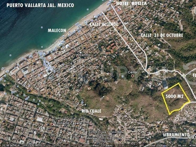 Terreno en Venta en Puerto Vallarta, Jal.