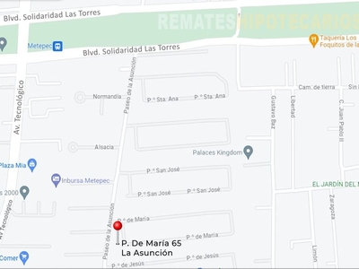 Casa en venta en Metepec de REMATE BANCARIO $10,200,000.00 pesos