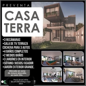 PRE VENTA LOMAS PUNTA DEL ESTE PRIV. ROBLE ENTREGA MAYO 2023 LEON GUANAJUATO