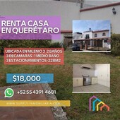 casa en renta en milenio iii, qro