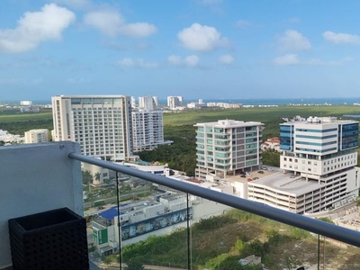 renta departamento Cancún amueblado 2 habitaciones Malecón Américas