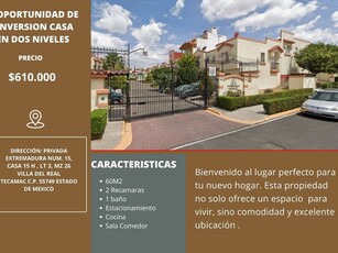Casa en venta Privada Extremadura, Villa Del Real 6ta Seccion, Villa Del Real 4ta Sección, Ojo De Agua, Estado De México, México