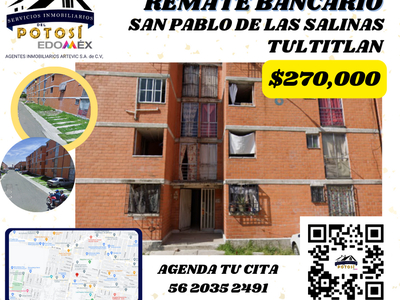 Departamento en venta 54930 San Pablo De Las Salinas, Estado De México, México