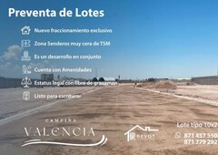 INVIERTE en esta Pre-Venta de terrenos en el sector de mayor crecimiento Torreon