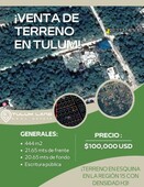 TERRENO EN LA REGIÓN 15 DE TULUM