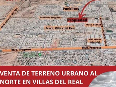 Terreno En Venta Urbano Al Norte, Cerca De Villas Del Real