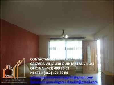 Casa en Renta en QUINTA LAS VILLAS Irapuato, Guanajuato