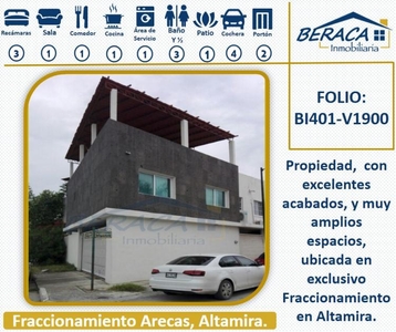Casa en Venta en Fracc. Arecas Tampico, Tamaulipas