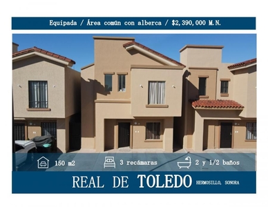 Casa en Venta en Real de Toledo Residencial Hermosillo, Sonora