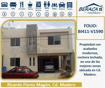 Casa en Venta en RICARDO FLORES MAGÓN Ciudad Madero, Tamaulipas