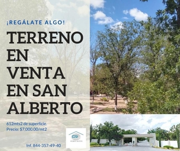 Terreno en Venta en San Alberto Residencial Saltillo, Coahuila de Zaragoza